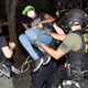A protester being arrested by police in Atlanta, Georgia on June 1.